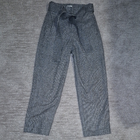 Wilfred Pants - Aritzia Gray Women's Dress Tie Trousers- Wildfred SZ 00